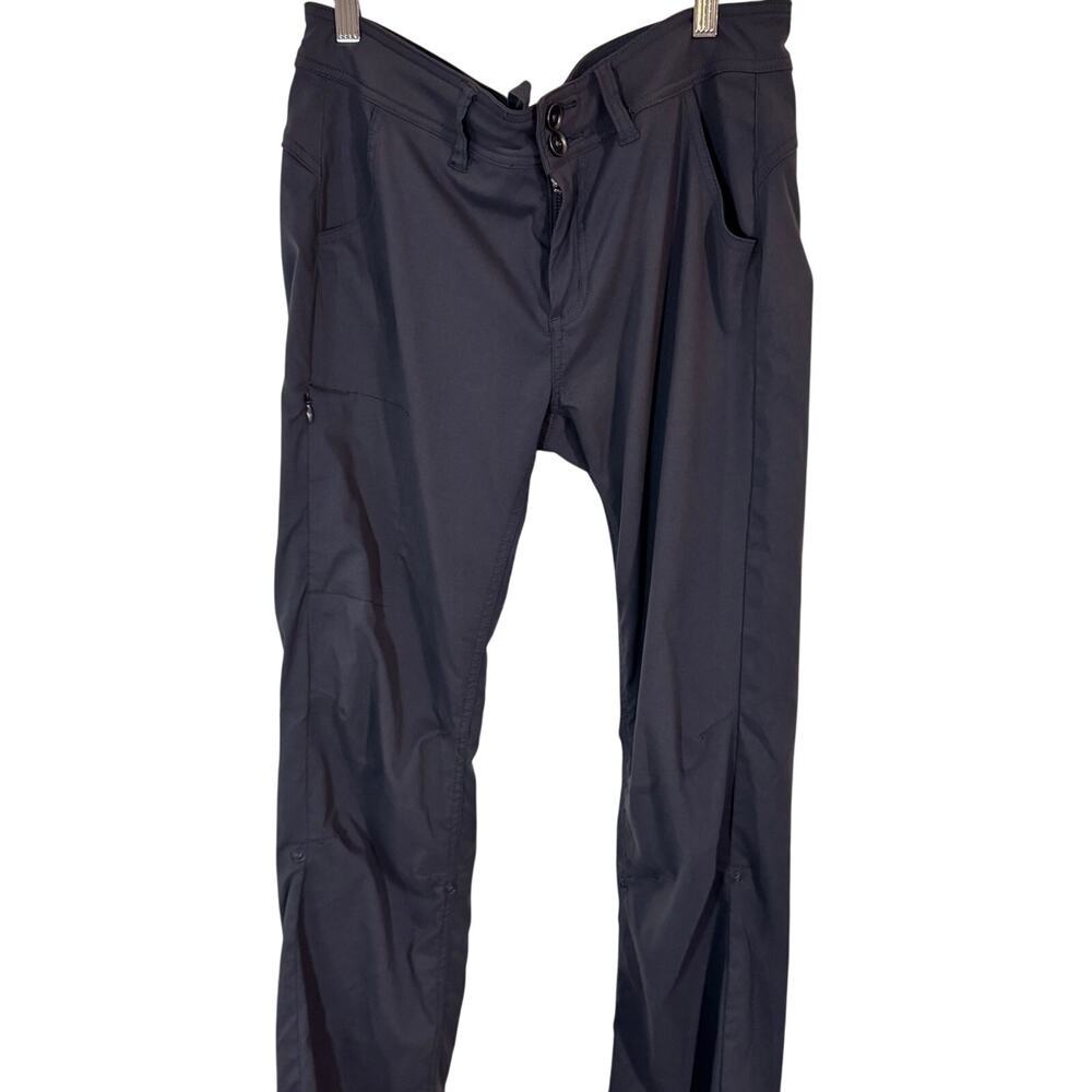 prAna Womens Halle Roll Up Hiking Pants in Grey Sz 10 - Picture 2 of 7